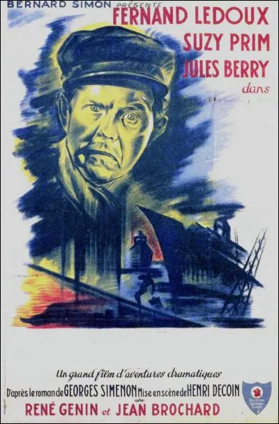 Quel film de 1943 réalisé par Henri Decoin, met en scène deux monstres du cinéma français de l'époque : Fernand Ledoux et Jules Berry ?
