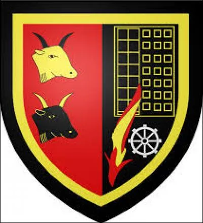 Je vous présente le blason de Mourenx. Ville Béarnaise, elle se trouve dans la nouvelle région ...