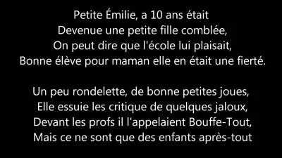 De quand date "Petite Emilie" ?