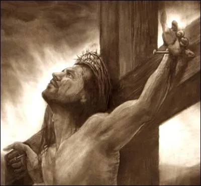 La maîtresse explique la crucifixion : "Il prit un clou comme ça et fixa la main gauche de Jésus sur la croix, puis il prit un clou comme ça et l'enfonça dans la main droite, pour finir il prit un clou deux fois plus grand et perça les pieds". Tous les élèves sont terrorisés par le récit, sauf Toto qui regarde par la fenêtre. La maîtresse s'énerve : "Et toi Toto, qu'est-ce que t'en penses ?".