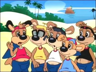 Lequel des Kangoo a un doudou bleu ?