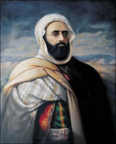 Émir Abd el-Kader était l'un des premiers guerriers de la révolution algérienne.
