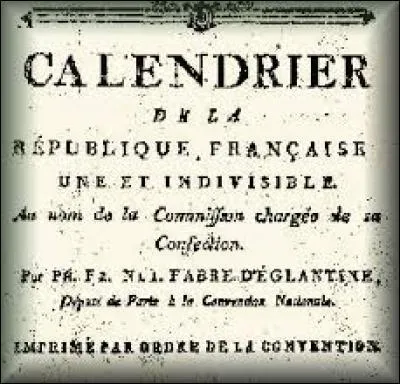 Voici le nom de trois des mois du calendrier républicain (ou calendrier révolutionnaire), lequel ne fait pas partie du printemps ?