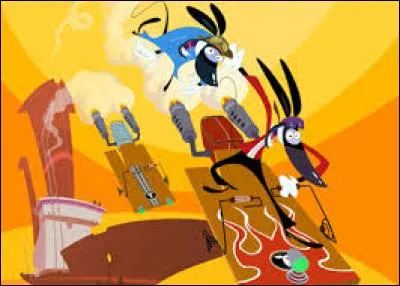 Dans le dessin animé "Ratz", quel duo d'humoristes double les voix des deux héros ?