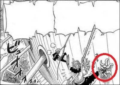 Une fois mise aux pieds, quelle arme développée par Usopp permet soi-disant d'escalader n'importe quel mur ?