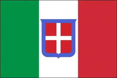 Ce drapeau ressemble étrangement au pavillon italien et c'est normal puisqu'il a été l'emblème du royaume de Piémont-Sardaigne pendant 30 ans. Mais à quoi fait référence la croix au centre du drapeau ?