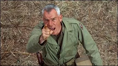 Dans le film "Les Douze Salopards", pour faire grimper un de ses hommes resté bloqué sur une corde, Lee Marvin tire sur cette même corde avec une arme. Laquelle ?