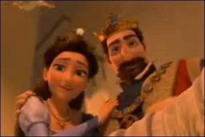 Au début du film, est-ce le père ou la mère de Raiponce qui tombe malade ?