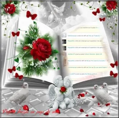 Une page de votre livre évoque l'activité des membres. Vous n'en voyez qu'un petit extrait. Quel est le second nom marqué à partir du haut ?