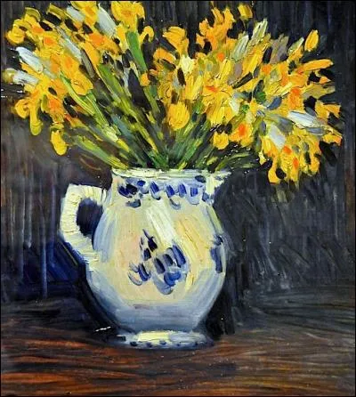 Qui a peint "Iris jaune" ?