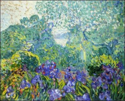 Qui a peint "Paysage avec iris violets" ?