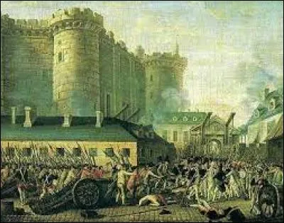 Quelle est la date de la prise de la Bastille ?