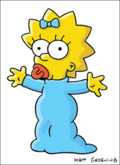 Quel âge a Maggie dans les Simpson ?