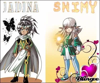 Jadina et Shimy sont assez complices dans le ou les gag(s)...