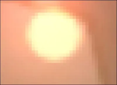 À quoi servent les gros points de couleur mouvants semblables à ceux de l'image ?