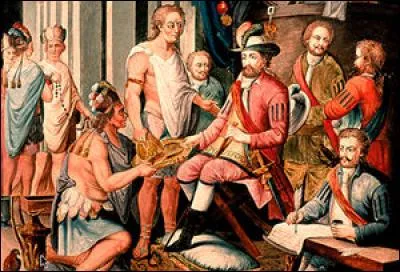 Quand Cortés arrive-t-il au pouvoir de l'Empire aztèque ?