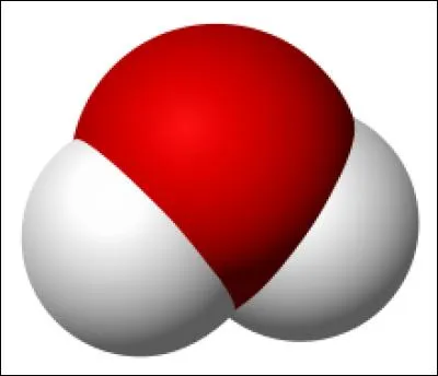 La molécule d'eau est composée de deux atomes d'hydrogène et d'un atome d'oxygène. Est-ce vrai ou faux ?