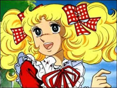 De quelle couleur sont principalement les rubans dans les cheveux de Candy ?