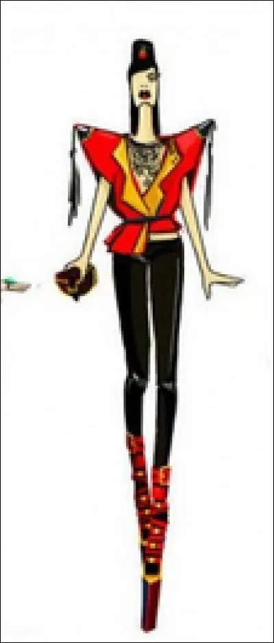 Qui est cette méchante ? (dans le film, c'était un homme)