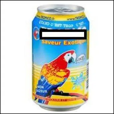Quelle marque de boissons, créée en 1982, utilise un perroquet pour vendre une boisson au nectar de fruits ?