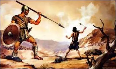 D'après la légende, quel jeune berger a vaincu le géant Goliath ?