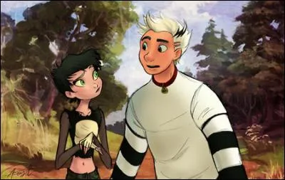 Qui sont ces personnages ? (Dans le film, c'est un chien blanc qui croit avoir des super pouvoirs et une chatte noire)