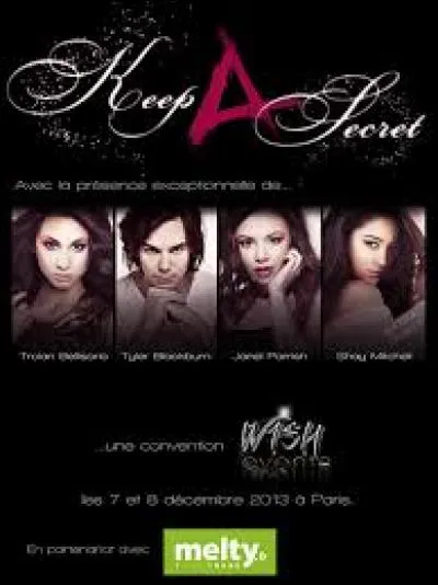 Quand a eu lieu la convention "Keep a secret" se déroulant à Paris ?