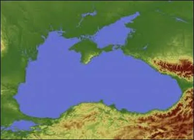 Laquelle de ces mers borde la Géorgie ?