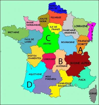 Le morbier est un fromage de la région représentée en :