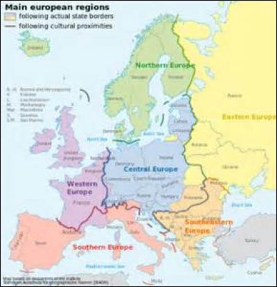 De quelle partie de l'Europe fait partie la Slovaquie ?