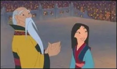 Mulan essaie en vain de prévenir Shang que les ennemis sont sur le palais. Au final, c'est elle qui sauvera son pays après un combat contre leur chef. Que lui remet l'empereur pour la remercier ? (2 réponses)