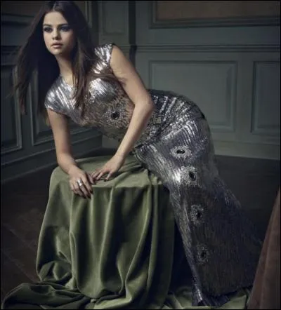 En quelle matière est sa robe (voir photo) ?