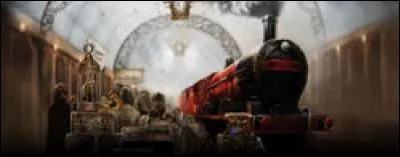 Où les écoliers prennent-ils le train dans le monde des moldus ?
