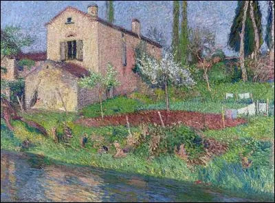 Qui a peint "Marie Louise maison au printemps" ?