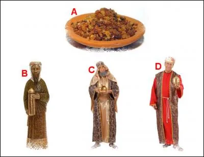 L'illustration nommée « A » est en lien étroit avec l'illustration représentée en : (Indice : Myrrhe)