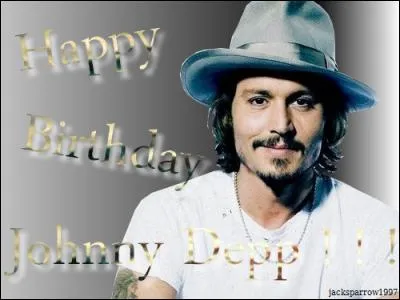En quelle année Johnny Depp fêtera-t-il ses 60 ans ?