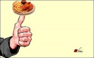 Quelle est la signification de "manger sur le pouce" ?