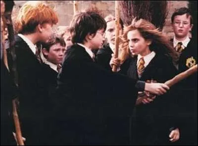 Qui dit : "Tais-toi, Malefoy." ?