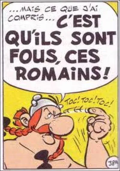 Sur l'image, quel personnage dit cette phrase ?