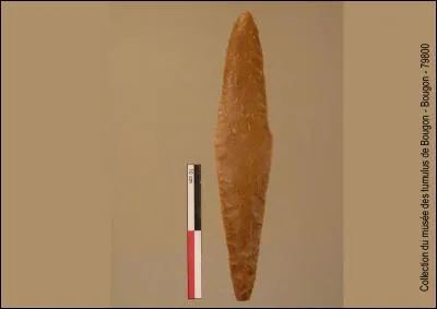 Ce silex taillé sert à réaliser un outil ; lequel ?