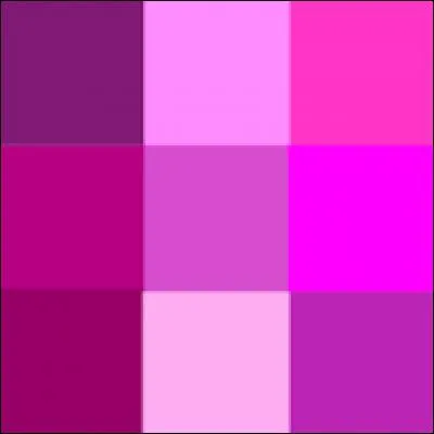 À laquelle de ces couleurs associe-t-on le magenta ?