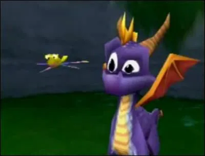 Comment s'appelle la libellule qui guide Spryo dans ses aventures ?