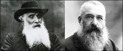 De ces trois tableaux de mouvement impressionniste, lequel n'est pas de Camille Pissarro (1830-1903) mais de Claude Monet (1840-1926) ? 
À gauche Camille Pissarro et à droite Claude Monet.