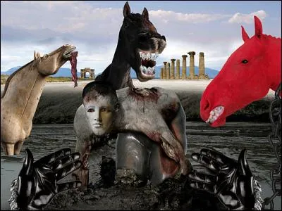 Quel roi de la mythologie grecque possédait quatre juments qu'il nourrissaient de chair humaine ?