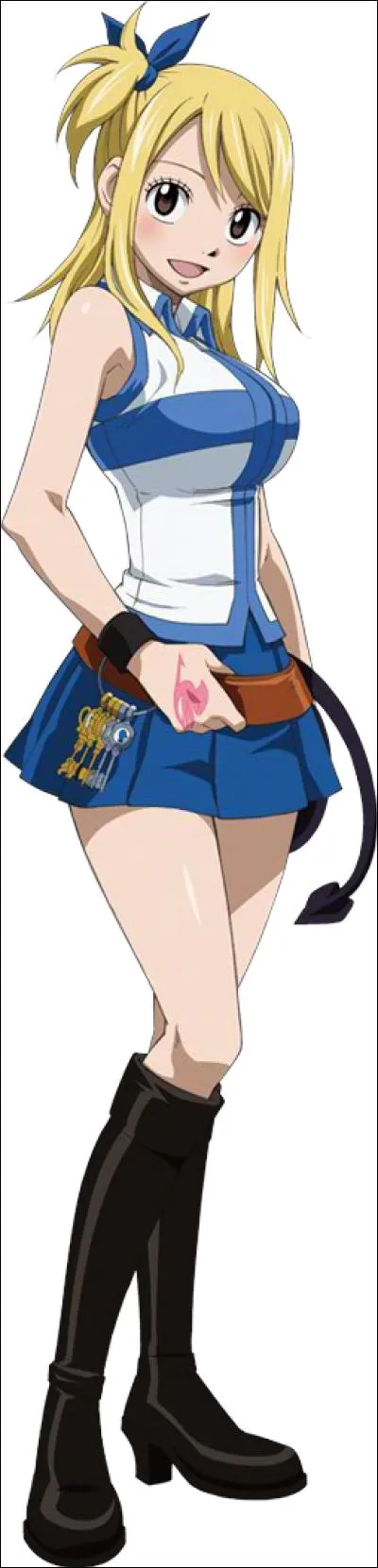 Sur l'île de Tenrô, avec quelle partenaire Lucy était-elle ?