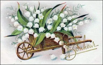 Une gerbe de brins de muguet transportés en toute légèreté. Combien y en a-t-il ?