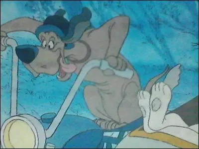 Dans "Les Aristochats", à qui appartient le side-car conduit par Napoléon ?