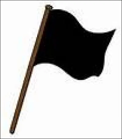 Que symbolise le drapeau noir en général ?