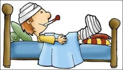 --- ce qu'il paraît, l'épouse de mon professeur est malade.