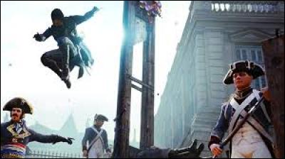 Il est mort, exécuté par son système ! (L'image fait un clin d'il à AC Unity)